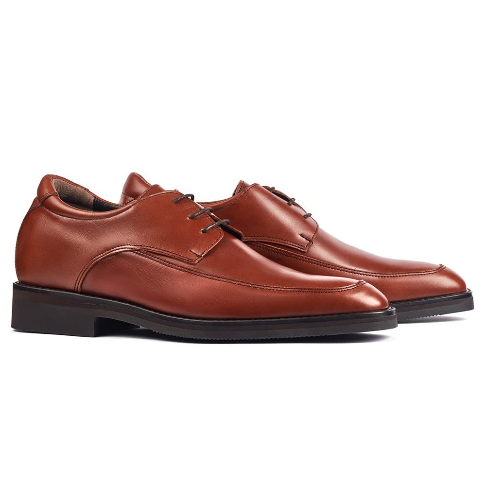 MASALTOS Zapatos de Hombre con Alzas Que Aumentan Altura hasta 7 cm. Fabricados en Piel. Modelo Roma