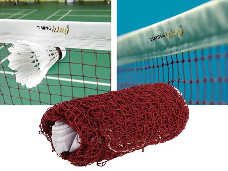 TIMINGKING Outdoor Nylon Badminton Net - Durable 20ft Shuttle Net for Court, Garden, Yard & Beach | Easy Setup, Badminton Net for Outdoor Games (20 ft x 2.5 ft (B0C3S73CFY) Amazon Price History, Amazon Price Tracker