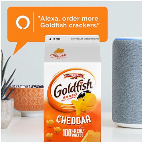 Image of Goldfish Cheddar Cheese Crackers, Baked Snack Crackers, 30 oz Carton