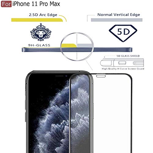 Image of DPJ Tempered Glass for iPhone 11 Pro Max and iPhone Xs Max (6.5 Inch) [Pack of 2]
