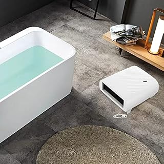 Electric Downflow Fan Heater IP22 Water Splash Proof Wall Mounted with Pull Cord Operation Splash Proof Function 2 Heat Settings Ideal for Bathrooms Kitchen Laundry Areas 2000w White Energy Class A+