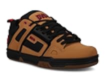 Men's Skate Shoe, TAN/Black/RED, 6.5