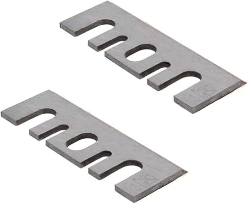 Utoolmart Cuchillas de cepilladora HSS, F20A eléctricas reafilables, piezas de reparación de corte rápido para madera dura, 2 piezas