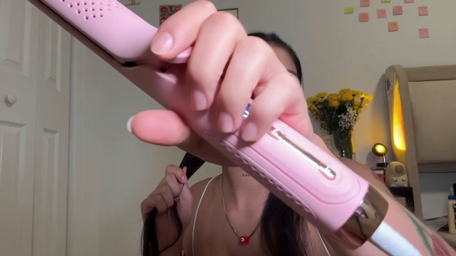 Amazon.com: Hahahope Airflow 2 in 1 Straightener and Curler- 360
