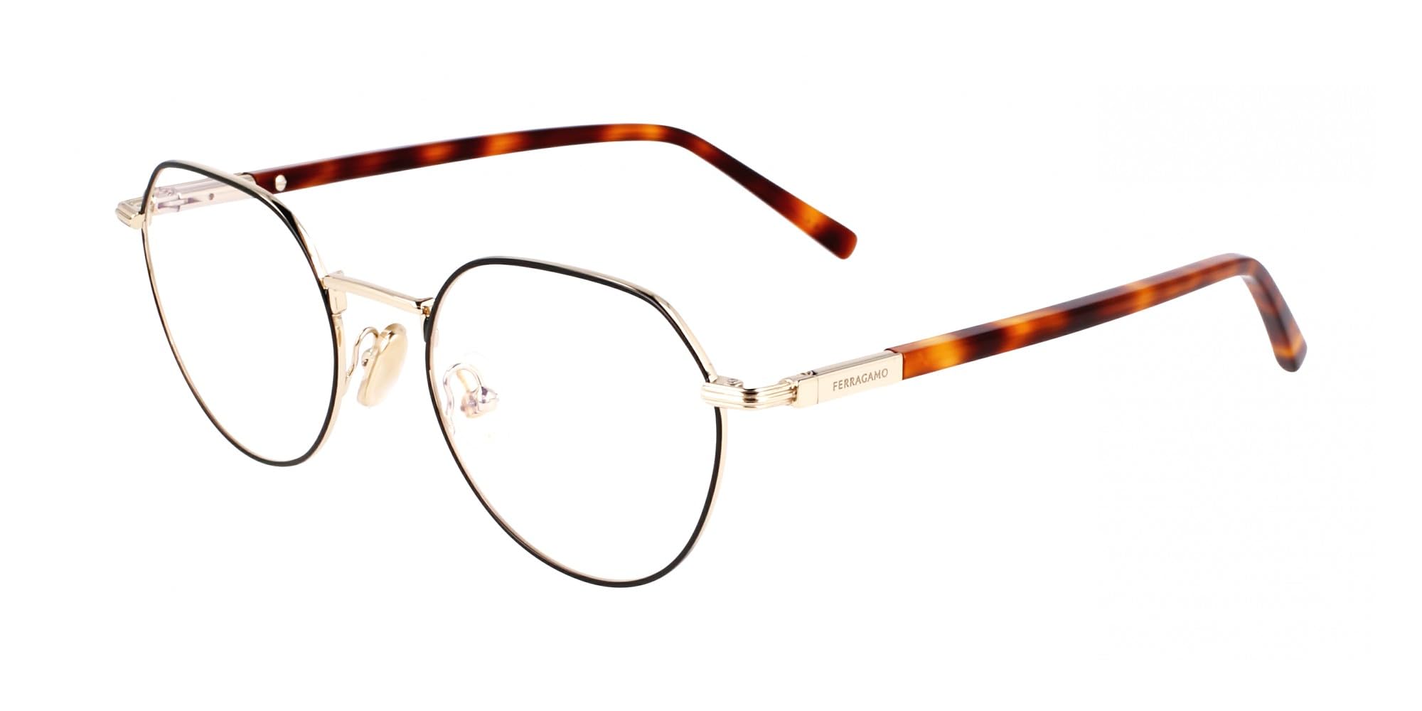 GAFAS FERRAGAMO - SF2233 C: GOLD/BLACK/EYE SIZE: 51 BRIDGE: 20 HORIZONTAL MEASUREMENT: 51 VERTICAL MEASUREMENT: 44,3 Cura della persona e salute