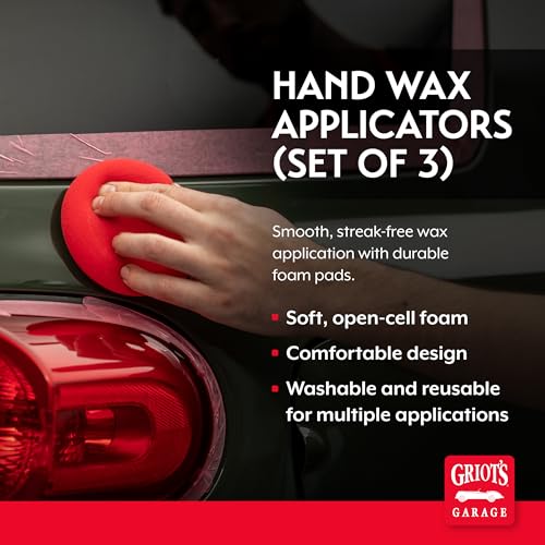 image for Griot's Garage Griot's Garage Hand Wax Applicators, Foam Car Deta