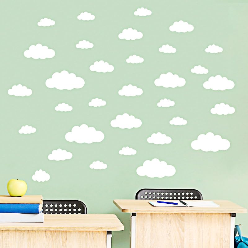 Picture of Snapklik.com : Cloud Wall Decals Peel And Stick Clouds Stickers For Nursery