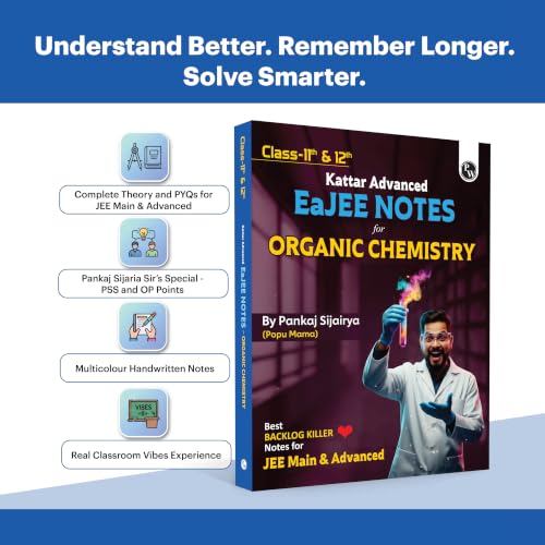Image of PW Class 11 & 12 Kattar Advanced EaJEE Handwritten Notes For Organic Chemistry By Pankaj Sijairya Sir For JEE Main & Advanced Exams | Complete Theory, PYQ with Detailed Solutions