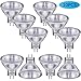 Produktbild 10 Stück Halogen Glühlampen MR11 12V FTD Halogen Scheinwerfer Lampen, GU4 Bi-Pin Sockel, Glas Abdeckung, Warmweiß 2700K Dimmbare Präzision Halogen Reflektor Glasfaser Glühlampe20 Watt