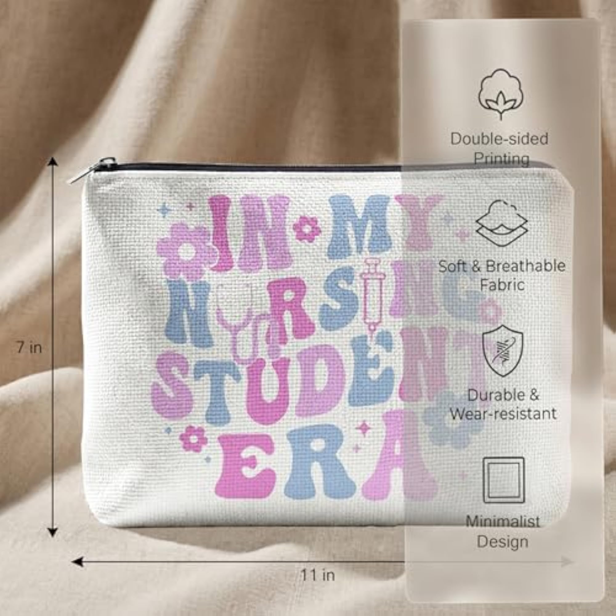 Nurse Makeup Bag Zipper Bag, Graduation Gift for Nurses