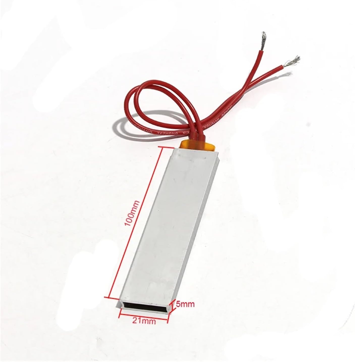 ヒータープレート アルミシェル 100x21x5mm 220V 170-270度 2個(220V-230DEGREE)