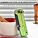 OKNIFE U1 Ultra Folding Utility Knife with Ceramic Blade, Lightweight 6061-T6 Aluminum Alloy Handle with Clip, Button Lock EDC Pocket Knife (Zombie Green)