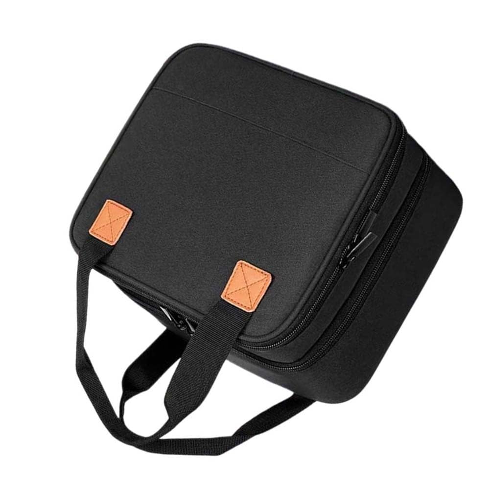 Étui de protection de voyage Canon SELPHY CP1500 CP1300 CP1200 avec séparateur amovible et poche zippée Noir