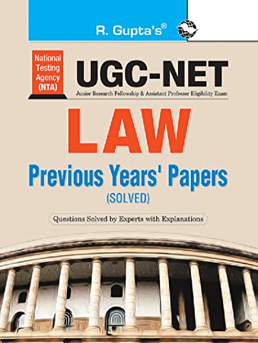 NTA-UGC-NET/JRF: LAW (Paper I & Paper II) Previous Years' Paper (...