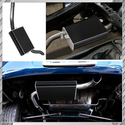 ELNLE Schalldämpfer Standheizung 24mm Abgasschlauch Schalldämpfer Dieselheizung Auspuffschalldämpfer für Notstromaggregat, Standheizungs-Systeme