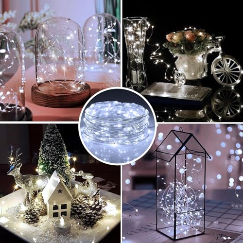 image for HOBAYS 6 Pack Fairy Lights Battery Operated 7ft 20 LED Mini String Lig