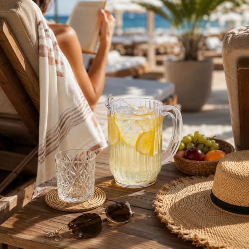 Image of Restaurantware 32 oz Clear Plastic Water Pitcher