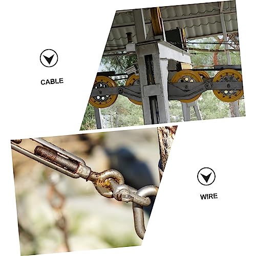 Tensor de cable ajustable de acero inoxidable Ojal y Ojal para tensado de cables, adecuado para uso en navegación, decoración y jarcia de barcos miniatura 7