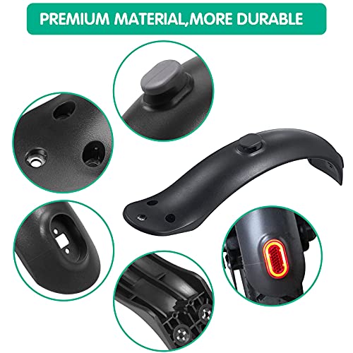 ZUMLLOMA Support de garde-boue arrière pour trottinette électrique Mi Xiaomi M365/M365 Pro - Accessoire de rechange avec vis et bouchons à vis - Image 4