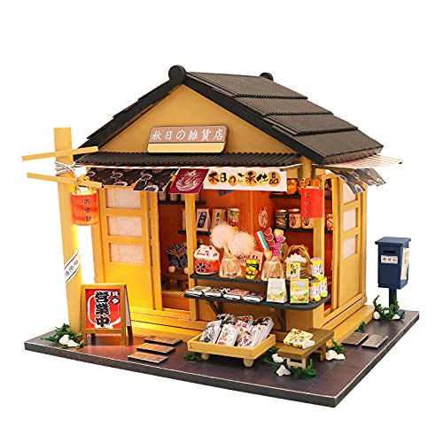KavRave Miniature Dollhouse Kits,DIY Miniature Dollhouse Kit Plus Light and Music Movement,1:24 Scale Wooden Dollhouse Kit,Miniature House Kit with Dollhouse Furniture,DIY Toy for Adult and Teen