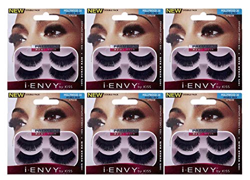 Kiss I Envy Hollywood 38 Double Pack Lashes (6 Pack)