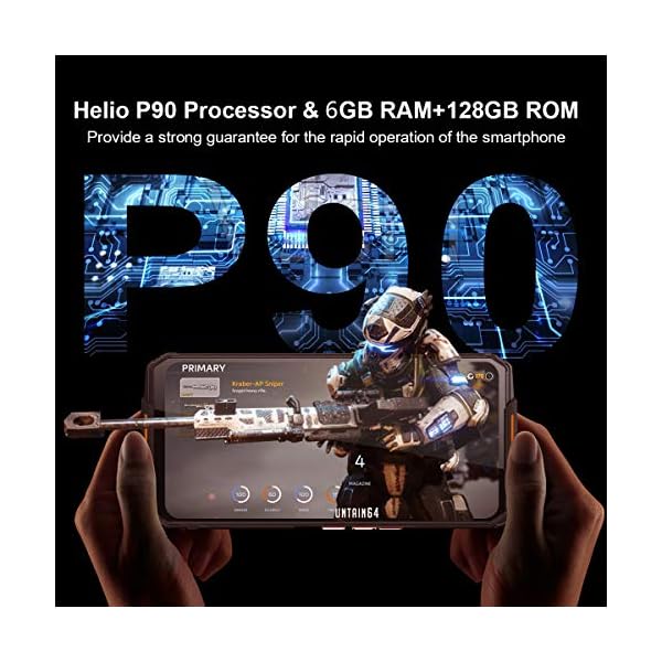 OUKITEL WP15 Unlocked Rugged Smartphone 128GB+8GB Cell Phone