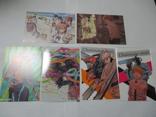 Amazon.co.jp: アニメ チェンソーマン 特典 ポストカード 6枚セット
