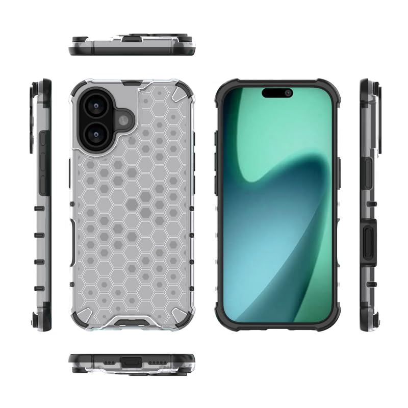 Image of Plastic Bumper Back Case Cover for iPhone 17 (Transparent)