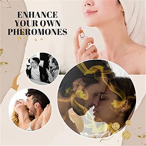 Romantica Pheromone Glitter Perfume, Pheromone Perfume Spray, Pheromone Infused Essential Oil Perfume, Pheromone Oil To Attract Opposite Sex (Male) #TOP2