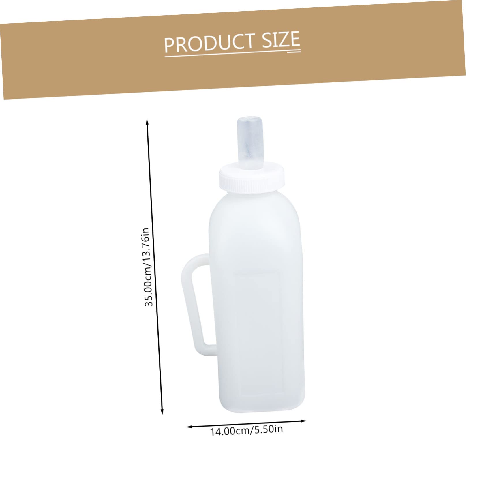 Toddmomy 4 Piezas biberón confiable para terneros biberones Botella Bebe biberón Animal recién Nacido Leche de Cerdo Botella de Leche para Mascotas Botella de Leche de Cordero Cachorro bebé