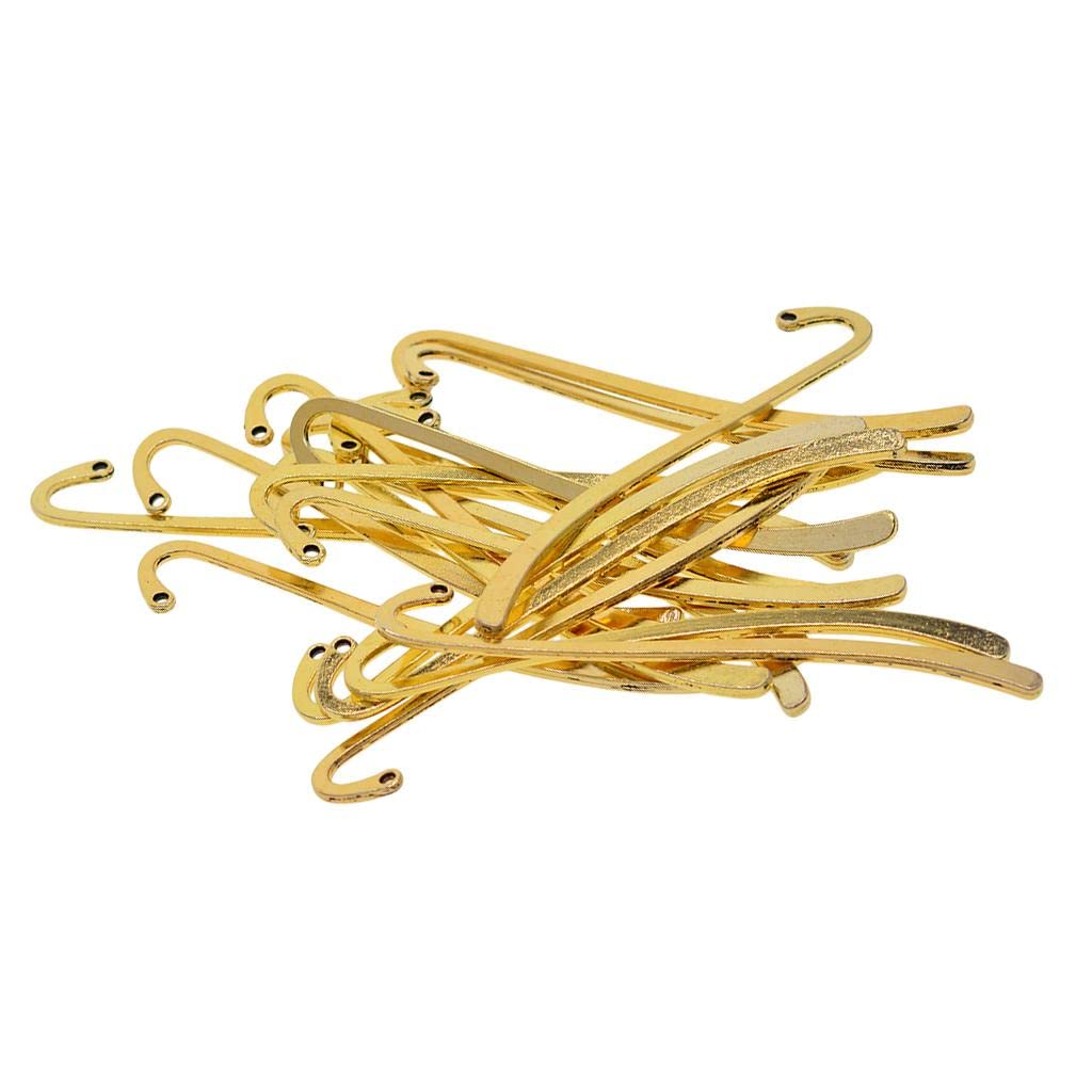 SM SunniMix 20 Pieces Vinatge Bookmark Bookmarks for Beading Book Marks Alloy Bookmakers for Books Women Kids Crafting DIY Jewelry Pendant