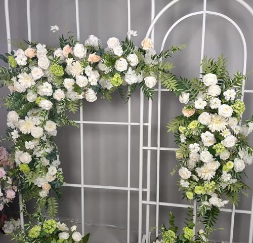 25Pcs Artificial Flowers Rose, Real Looking White Foam Fake Roses with Stems for DIY Wedding Bouquets Bridal Shower and Floral Arrangements Party Tables Home Decorations (White) image 7