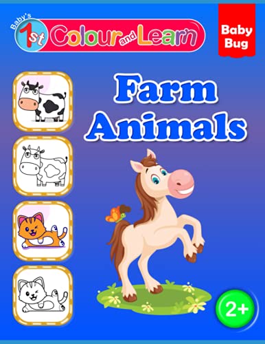 Colour and Learn: Farm Animals