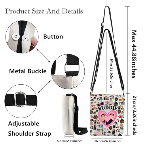 G2TUP Eddie & Buck Crossbody Bag Eddie & Buck Fans Gitfs Firefighter TV Show Gifts Team 118 Gift First Responder Shoulder Bag2