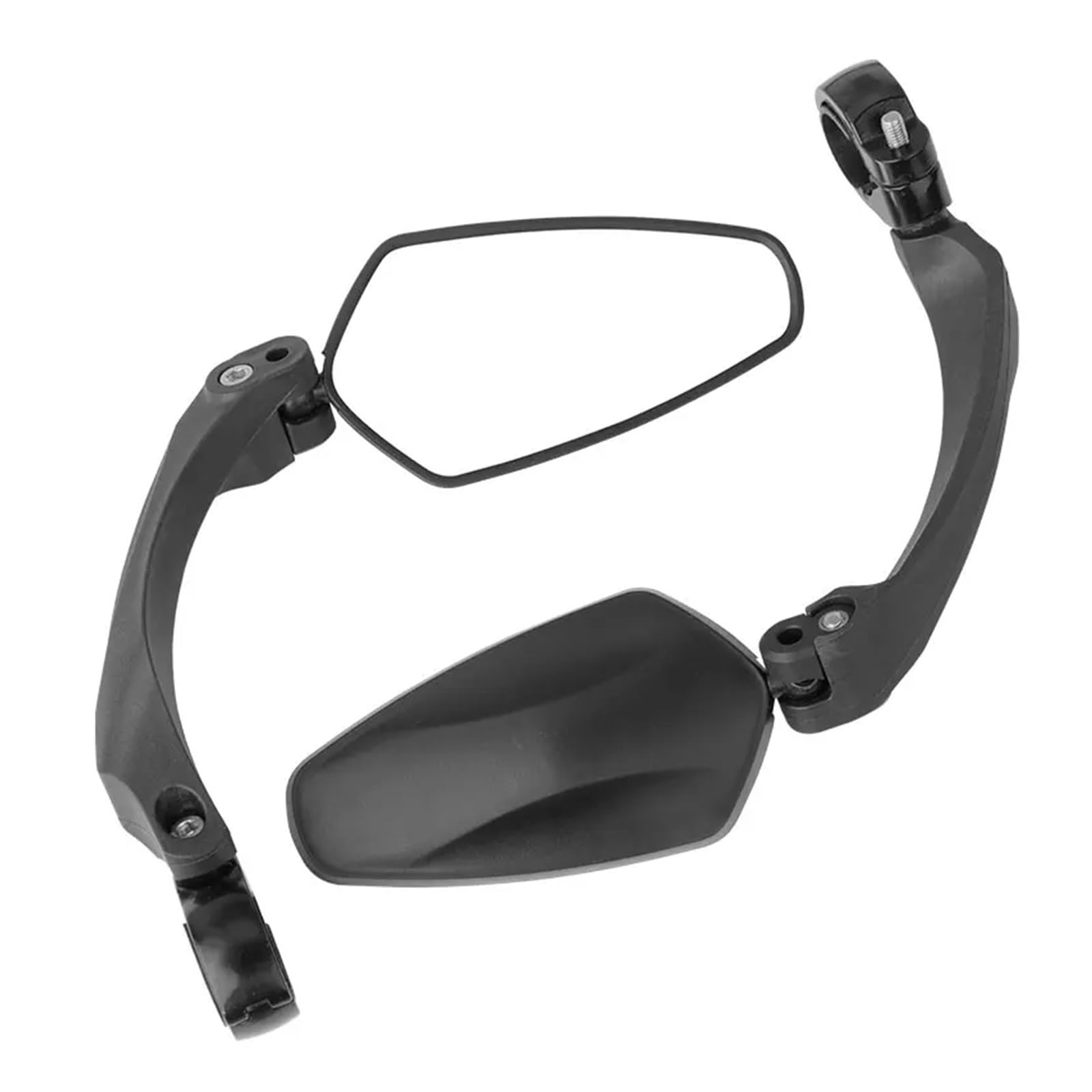 retroviseur velo Rétroviseur de cyclisme moto e-bike Scooter réflecteur de guidon vtt vélo Angles de vue larges rétroviseurs réglables(Right 2)