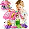 Vahome Musical Montessori Toys for 1 Year Old Girl Gifts, First Birthday Gifts for 1 Year Old Girl, Educational Baby Toy 12-18 Month Toddlers Ages 1-2 (Pink)