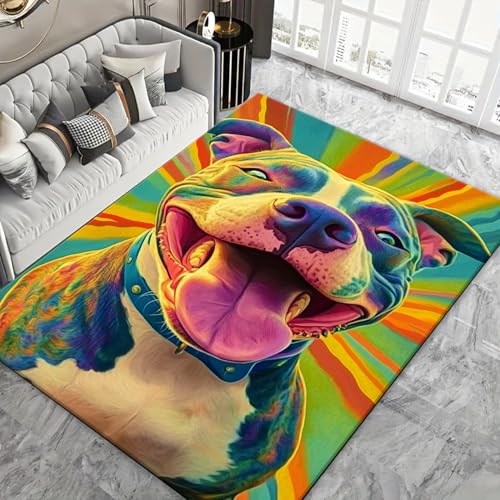 Tapis de salon doux 3D idéal pour protéger les sols froids