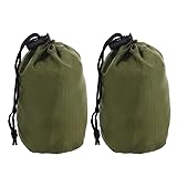 VALICLUD Wasserdichte Regenmanteltasche Mit Kordelzug Kompakter Outdoor Organizer Für Notfall Regenmantel Und Kleine Gegenstände Beim Wandern Und Reisen