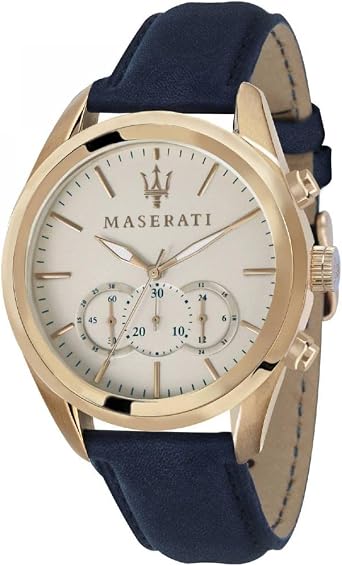 Orologio da uomo, Collezione TRAGUARDO, in acciaio, PVD cuoio color bronzo  - R8871612016 : Amazon.it: Orologi