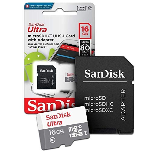 Cartão de Memória SanDisk Micro SD, 16Gb