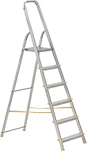 Escalera de aluminio Eurostyl, color amarillo