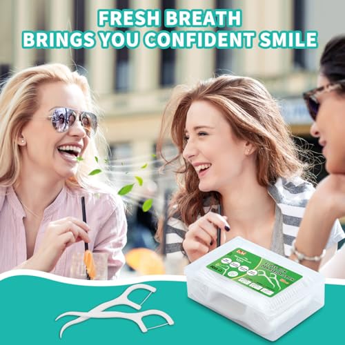 Zahnseide Dental Floss 200 Stück Zahnseide Stick mit Zahnstocher Halter, Zahn Draht Zahnpflege Interdental Flossers mit Y-Form Design, Disposable Zahnseidensticks Zahnreiniger Sticks