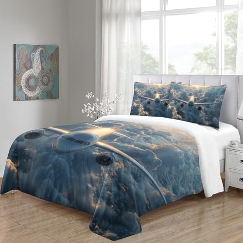 Parure de lit avion de passagers 3D microfibre douce anti-transpiring - 5