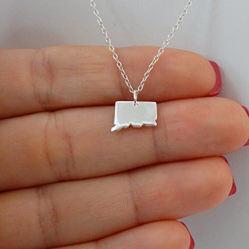 FashionJunkie4Life 925 Sterling Silver US States Pendant Necklaces2