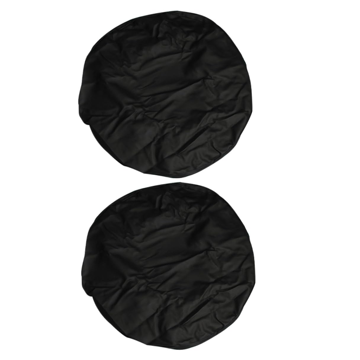 Alasum 2 Pezzi Copertura per Ruota di Scorta 15 Pollici in Pvc Nero, Copriruota per Camper e Auto, Protegge da Detriti, per Ruota e Pneumatico di Scorta