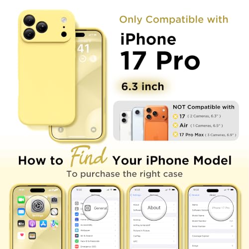 Image of GolbinBox Magnetic for iPhone 18 Pro Case /17 Pro Case, Buttercream Yellow