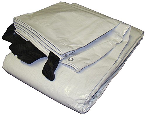 24' x 30' White & Black Reversible Extra Heavy Duty Tarp