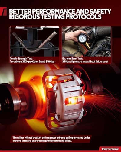 image for Torchbeam Front Brake Calipers Set for Jeep Wrangler 1990-1995 1997-20