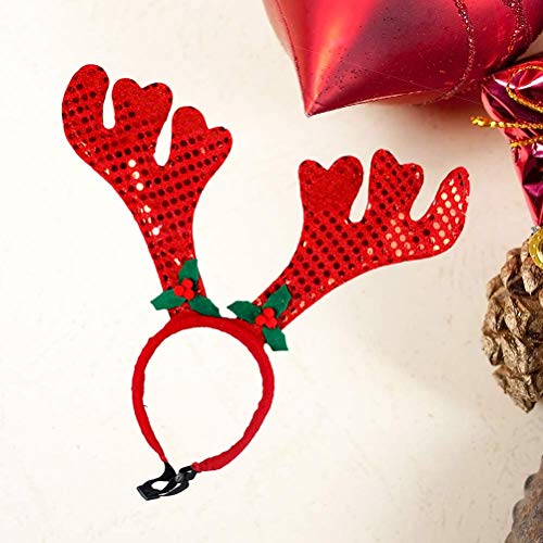 BESTOYARD chifres faixa de cabeça cabeça cabeça de Natal acessório de fantasia para cães animais de