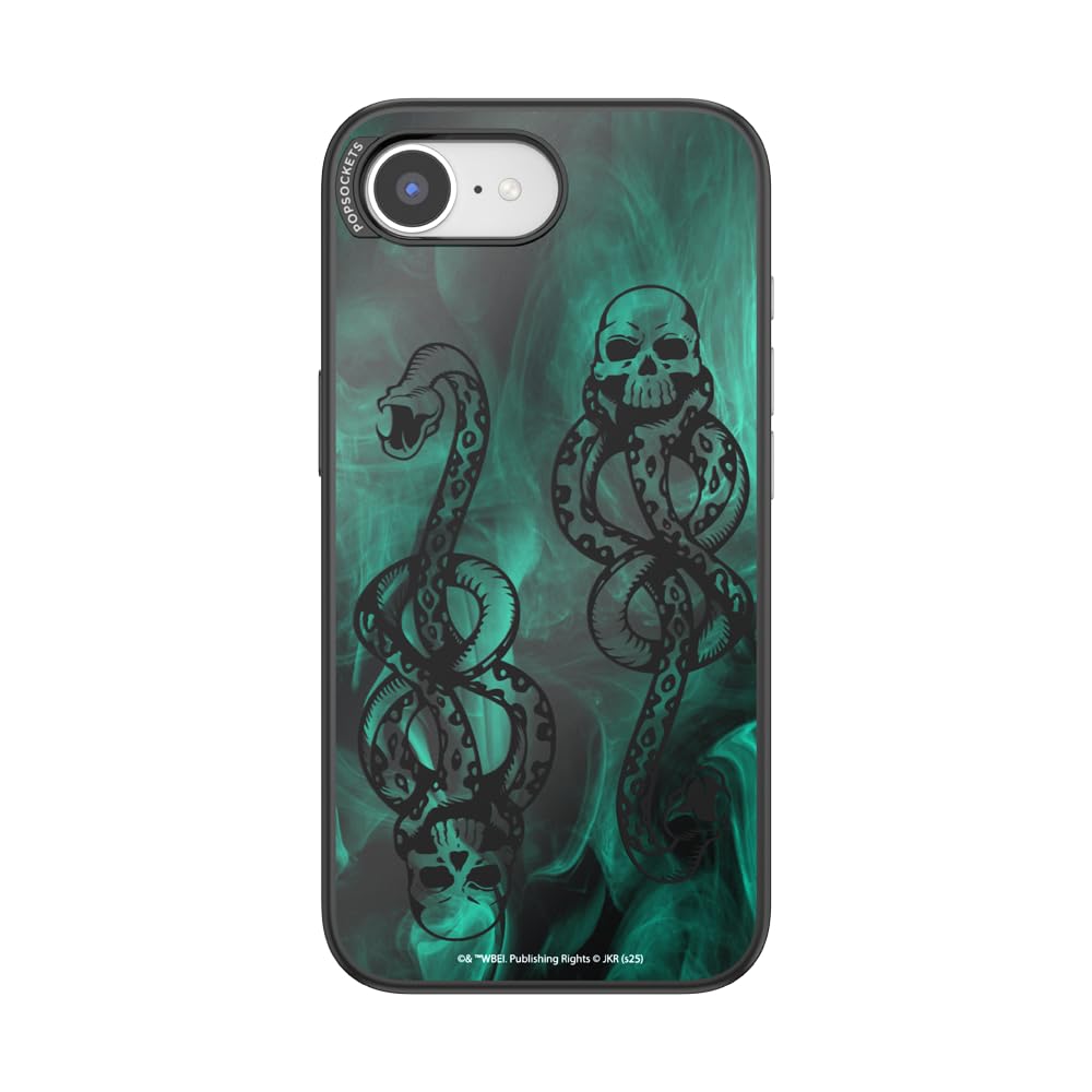 PopSockets iPhone 16/17E Phone Case with MagSafe- Dark Mark